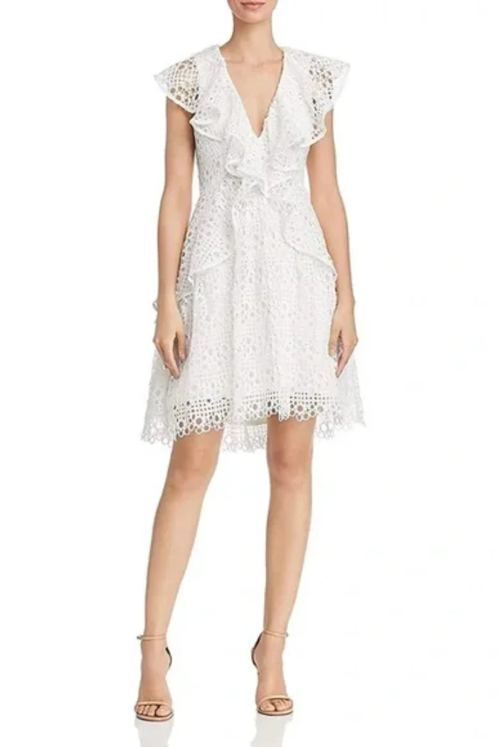 Lace Ruffle Dress - Image 2