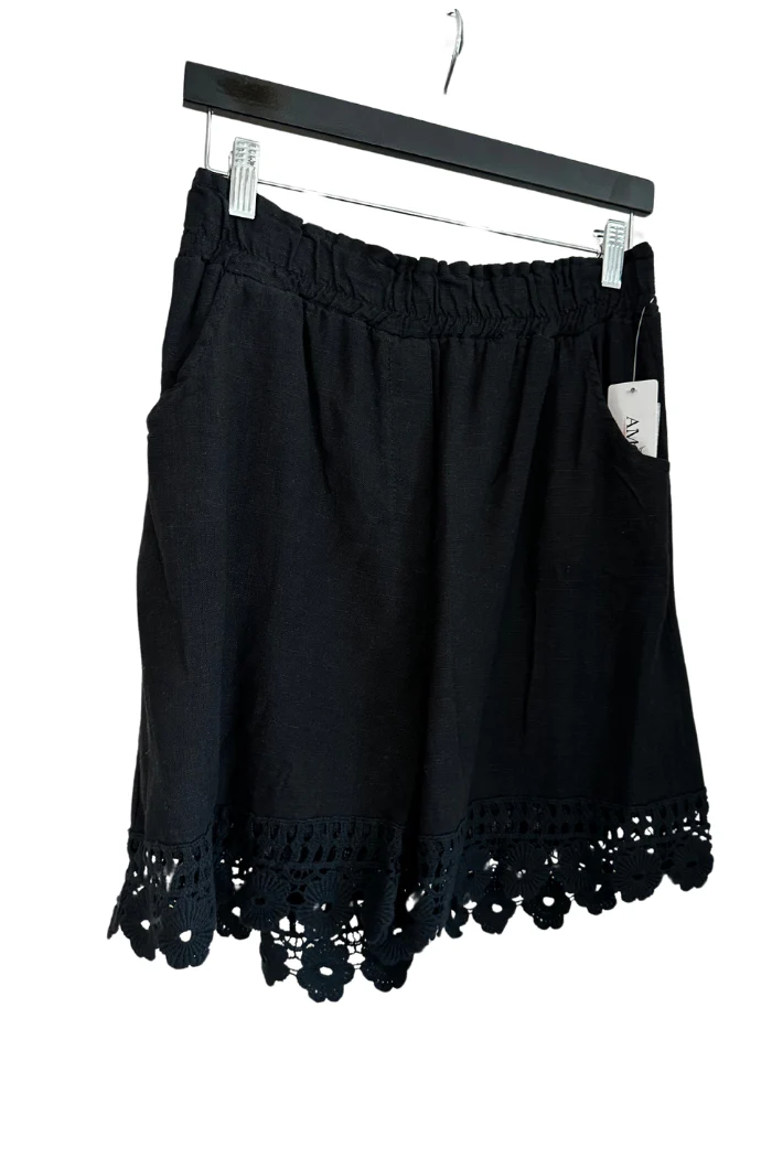 Lace Trimmed Shorts - Image 2