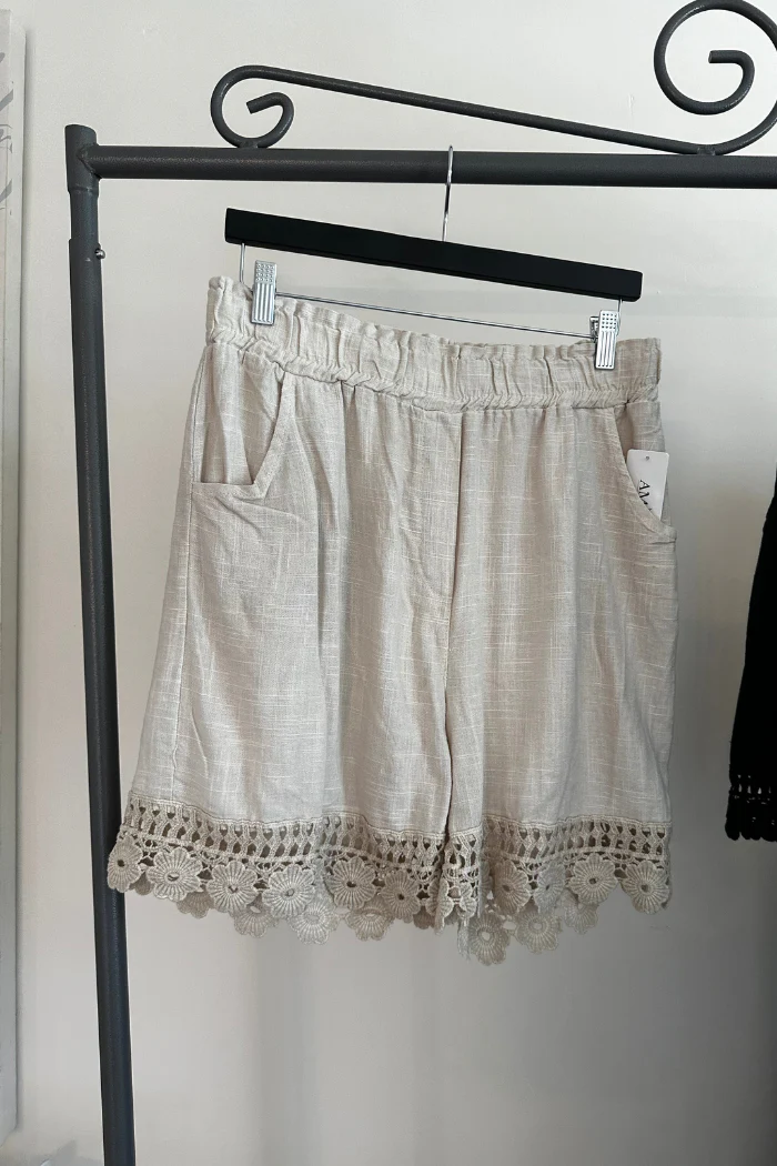 Lace Trimmed Shorts - Image 5