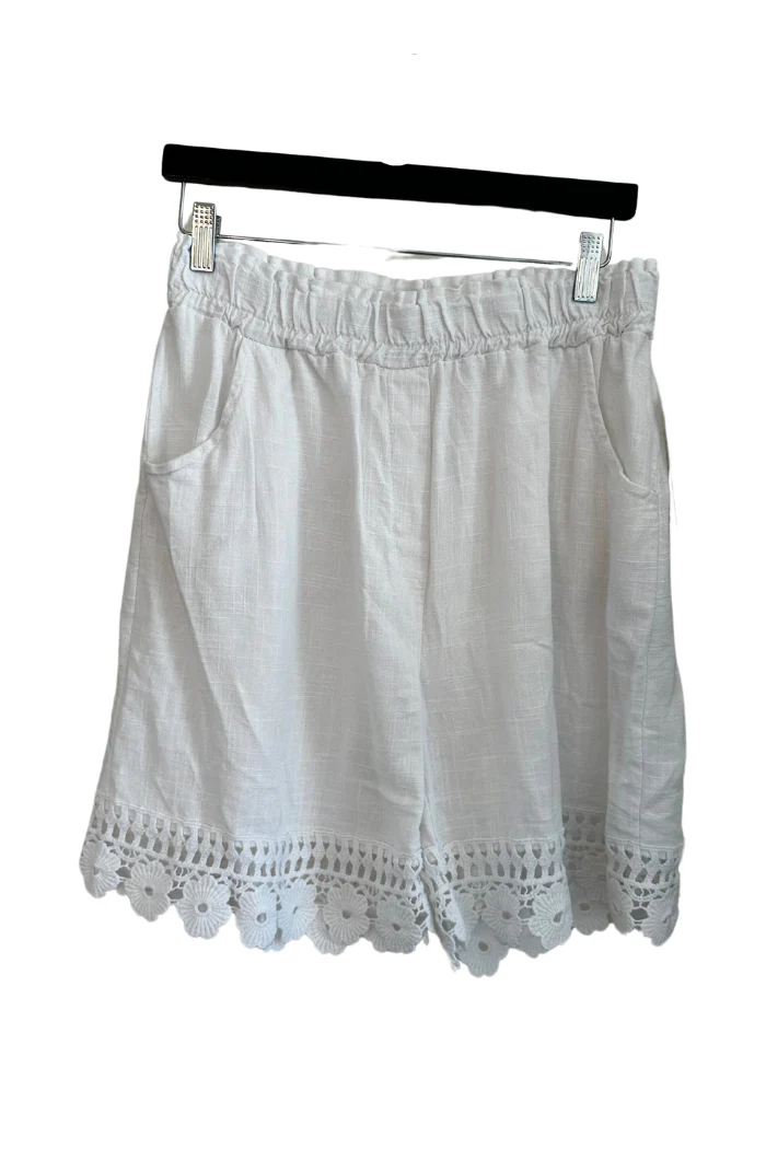 Lace Trimmed Shorts - Image 8