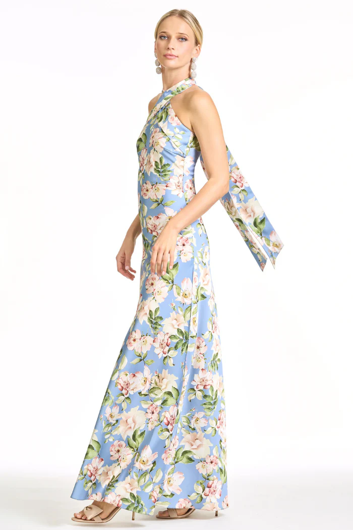 Laurant Gown - Twilight Camellias - Image 3