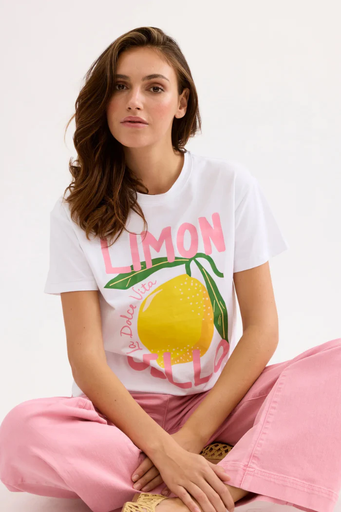 Lennon Lemon Printed T-Shirt - Image 2
