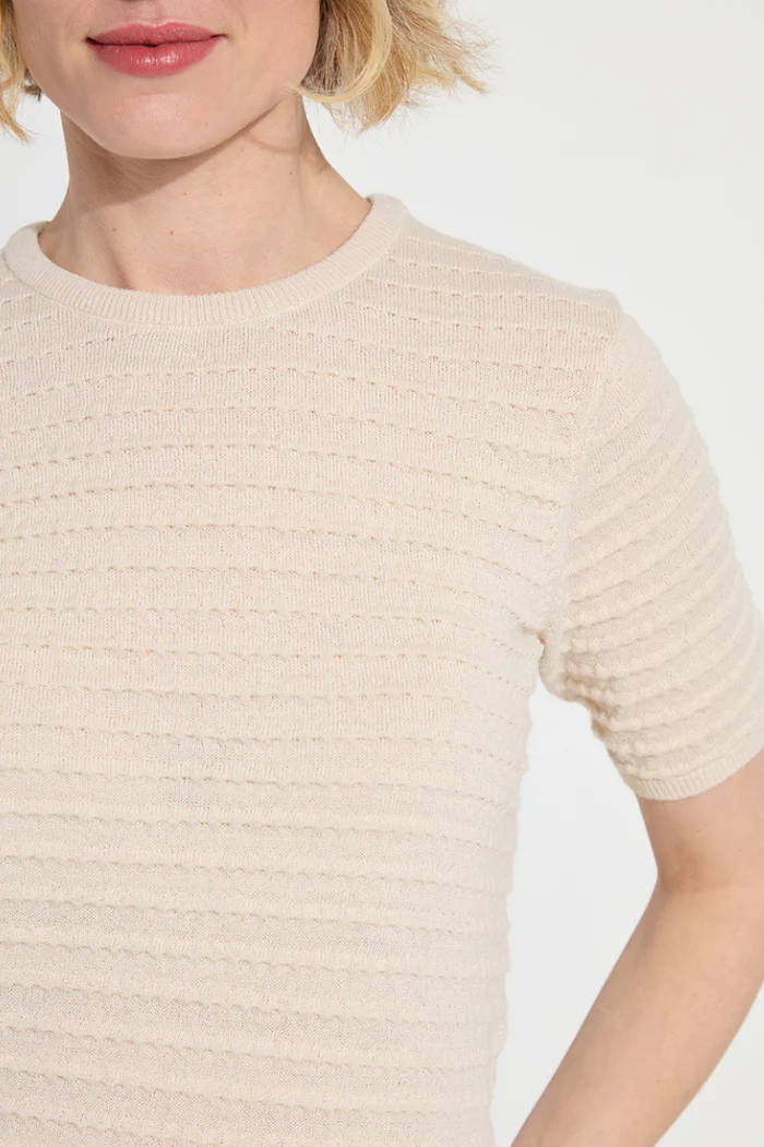 Liberty Smocked Short Sleeve Sweater - Image 4