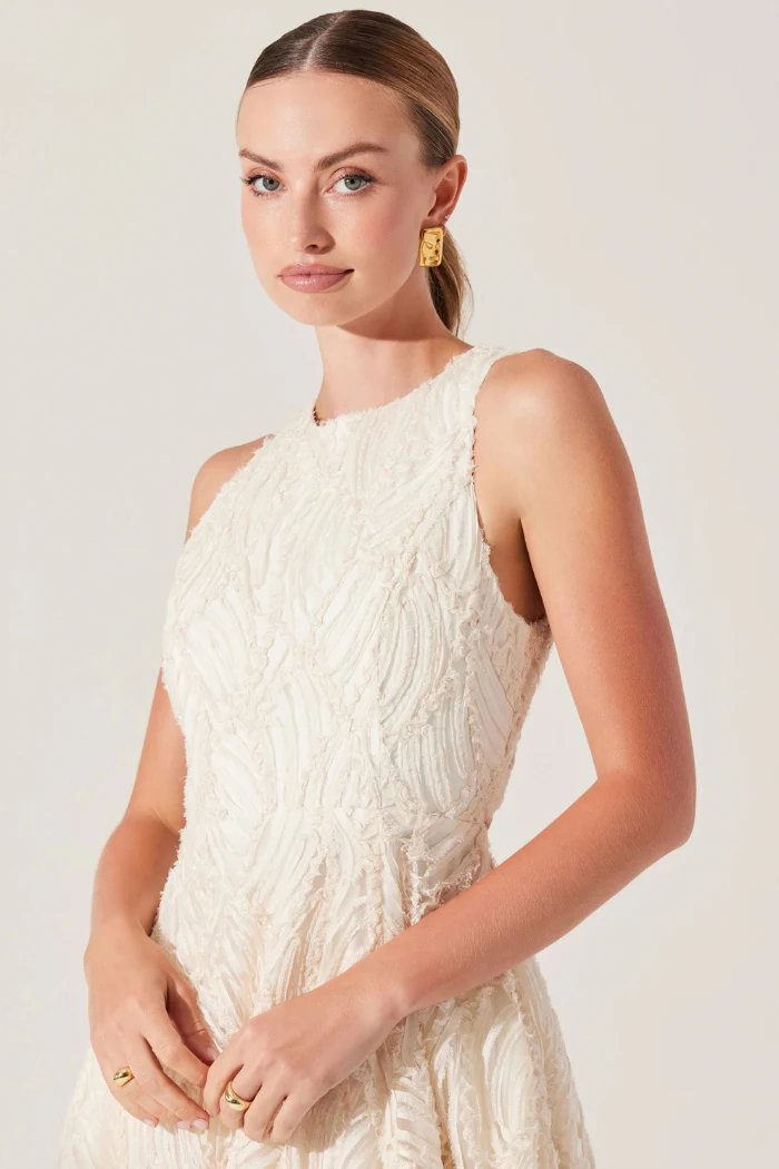 Lillemor 3D Textured Midi Dress - Image 2
