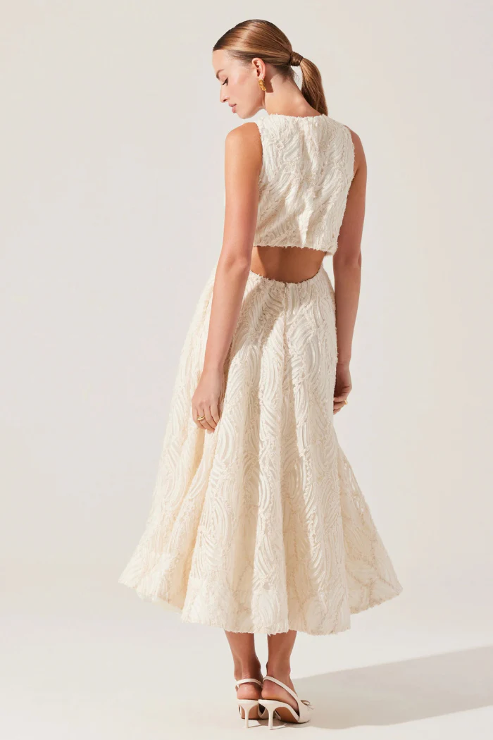 Lillemor 3D Textured Midi Dress - Image 4