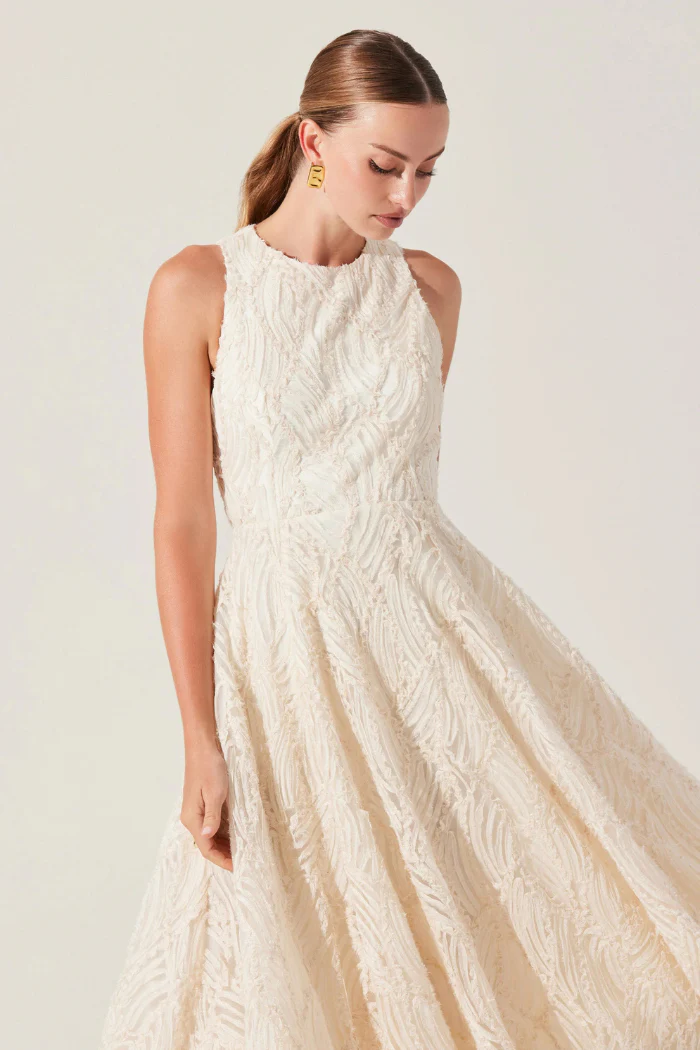 Lillemor 3D Textured Midi Dress - Image 5