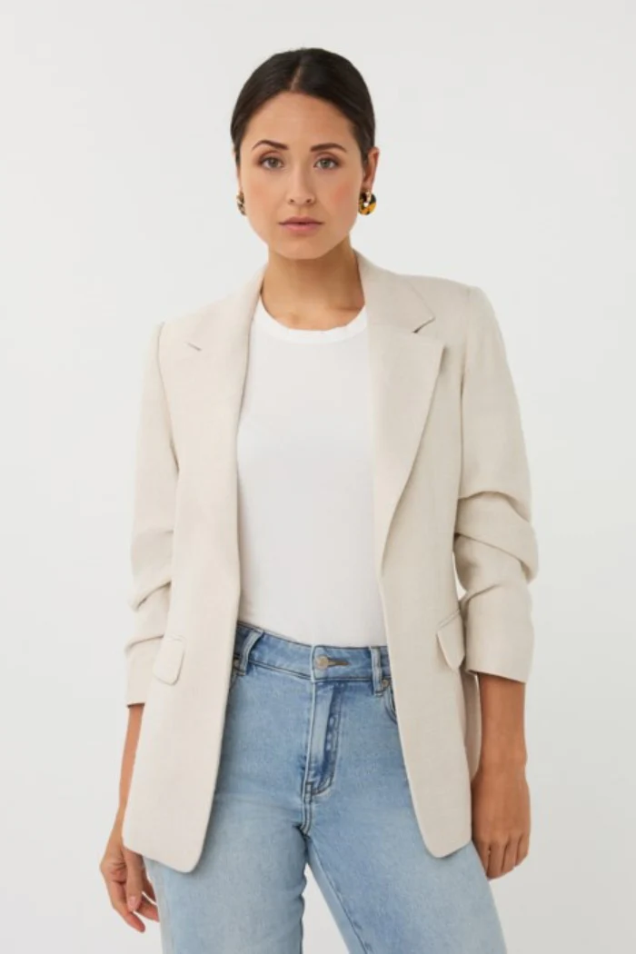 Linen Look Blazer