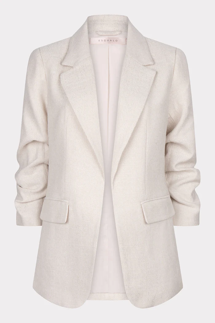 Linen Look Blazer - Image 6