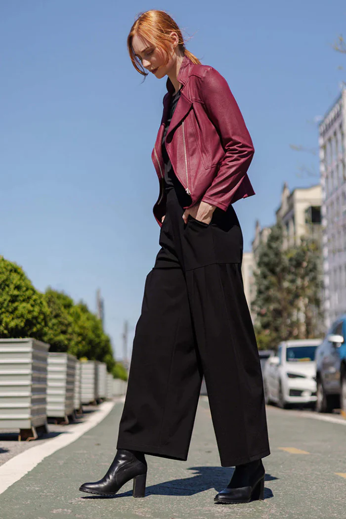 Liquid Leather ™ Signature Jacket - Merlot - Image 2