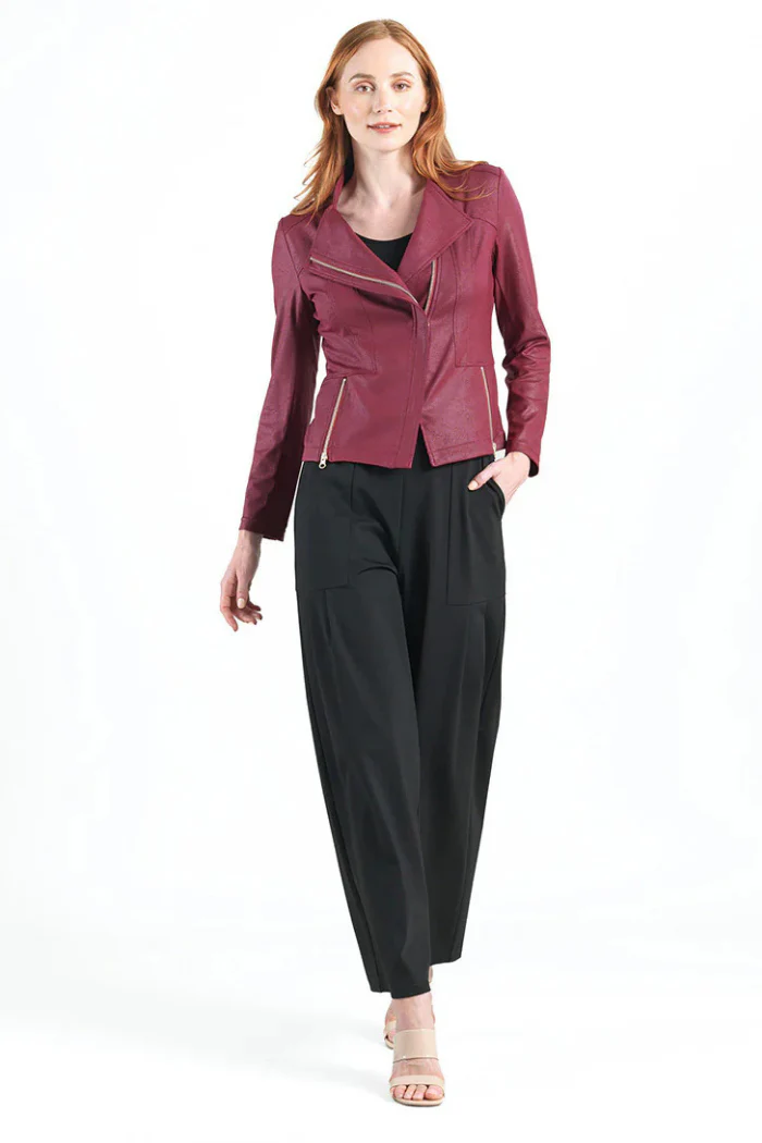 Liquid Leather ™ Signature Jacket - Merlot - Image 4
