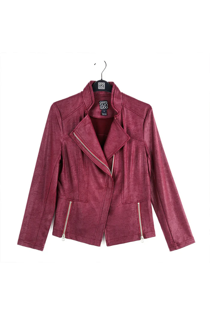 Liquid Leather ™ Signature Jacket - Merlot - Image 7