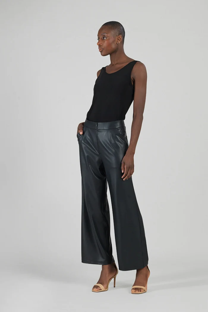 Liquid Leather Straight Leg Pant - Image 2
