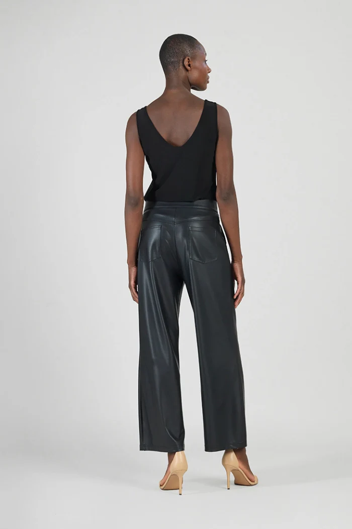Liquid Leather Straight Leg Pant - Image 4