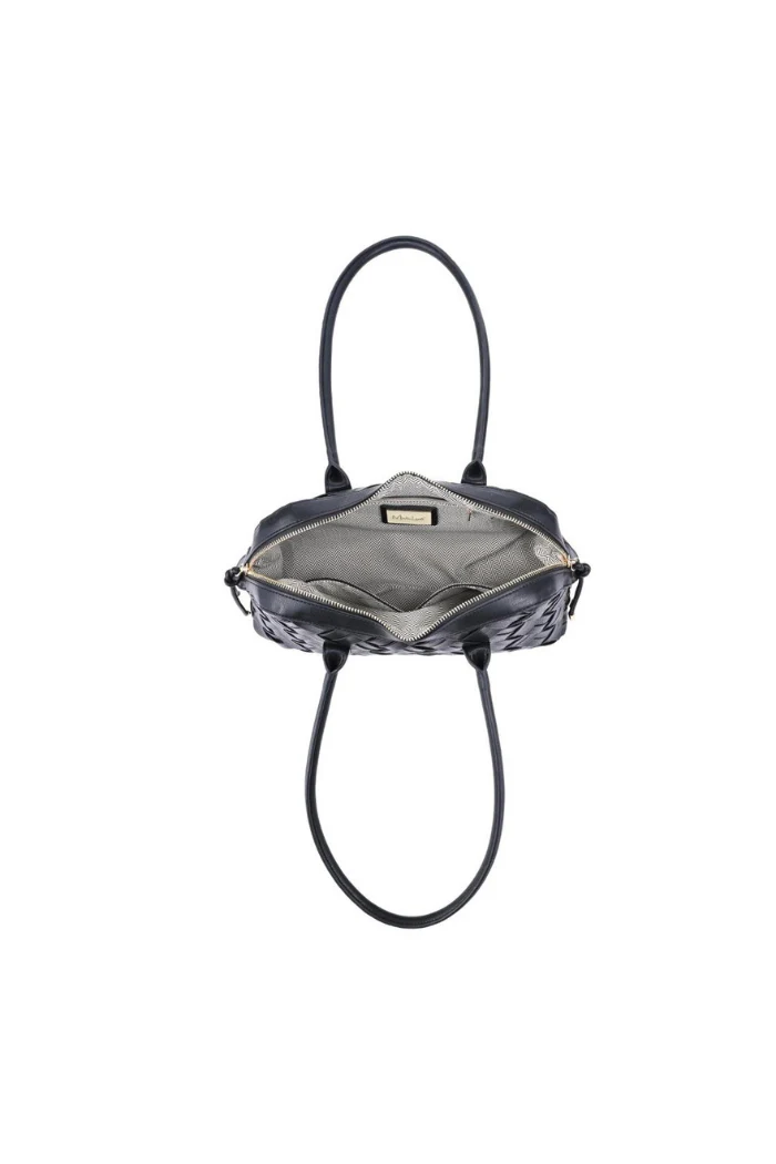 Lotus Shoulder Bag - Black - Image 8