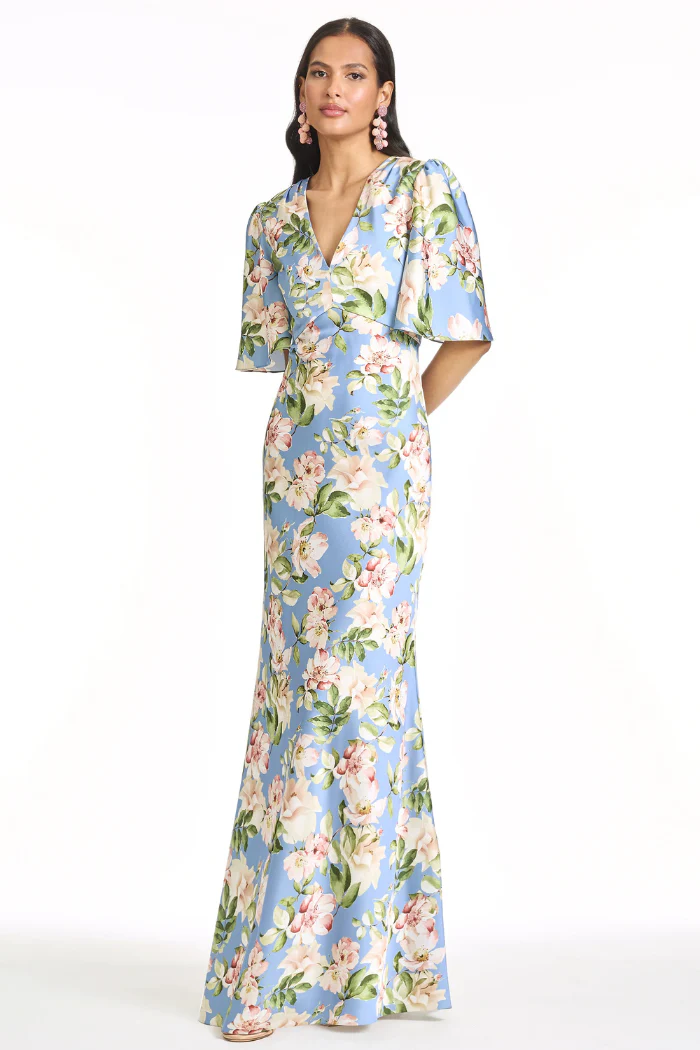 Mae Gown - Twilight Camellias - Image 3