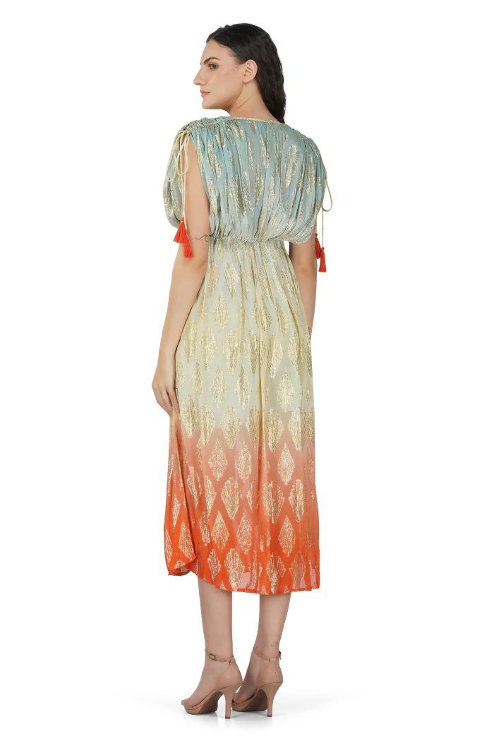 Magnolia Lurex Maxi Dress - Image 5