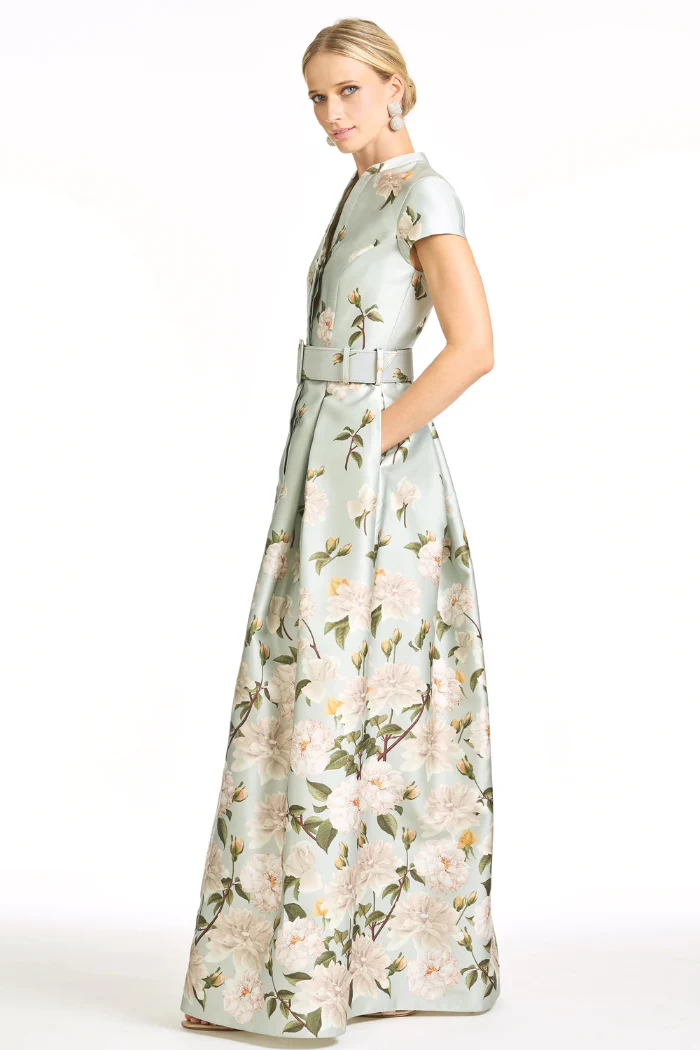 Marta Gown - Celadon Sweetbriar Degrade - Image 3