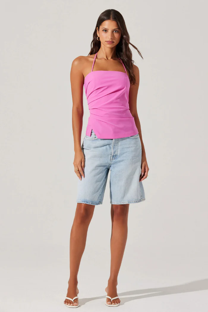Mel Halter Neck Top - Image 3