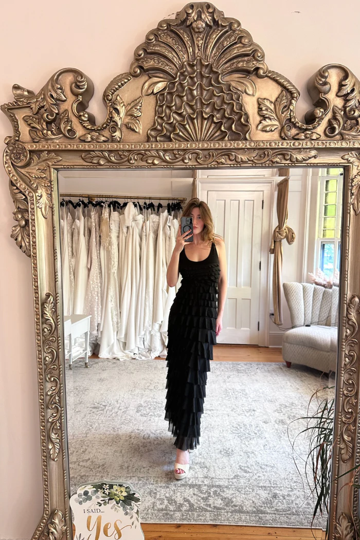 Merit Dress - Black Mesh - Image 3