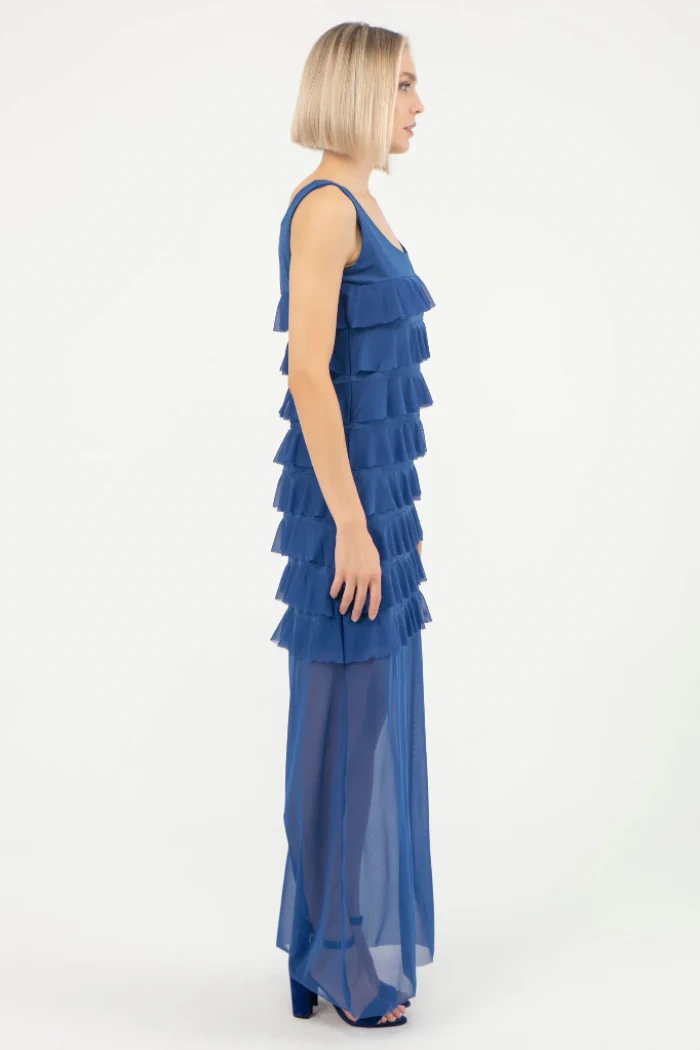 Mesh Maxi Cha Cha Dress - Image 3