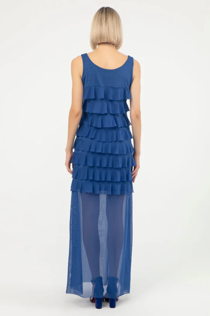 Mesh Maxi Cha Cha Dress - Image 4