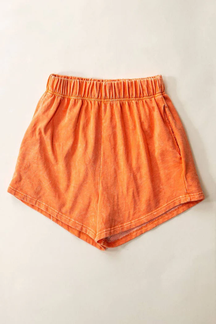 Mineral Wash French Terry Shorts - Image 6