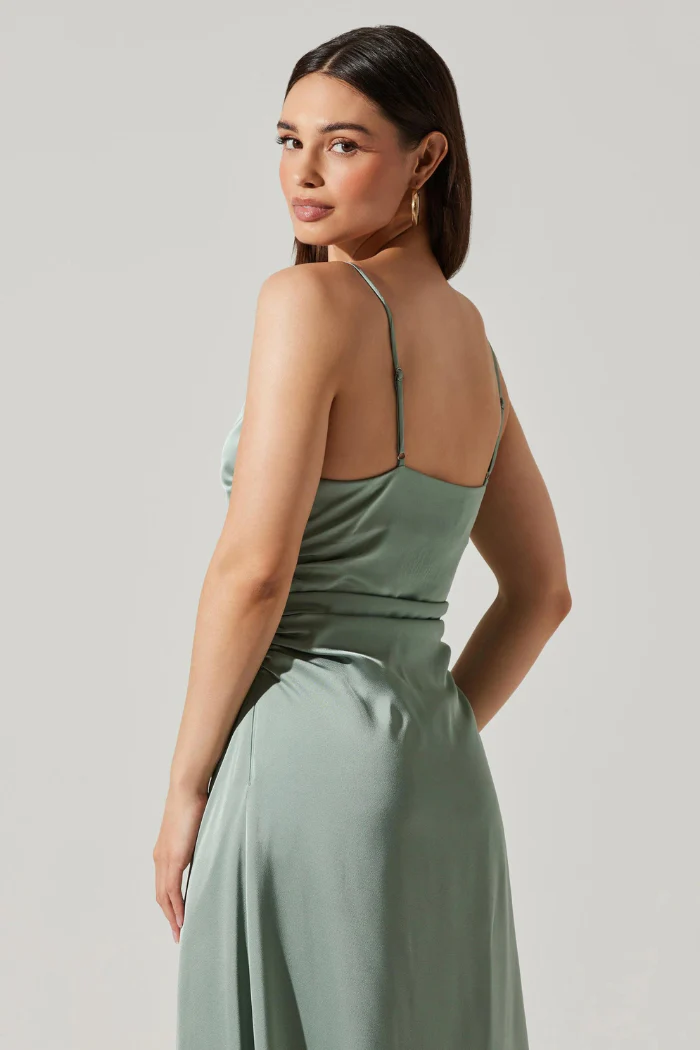Mirie Cowl Neck Midi Dress - Image 11