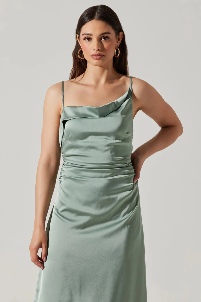 Mirie Cowl Neck Midi Dress - Image 3