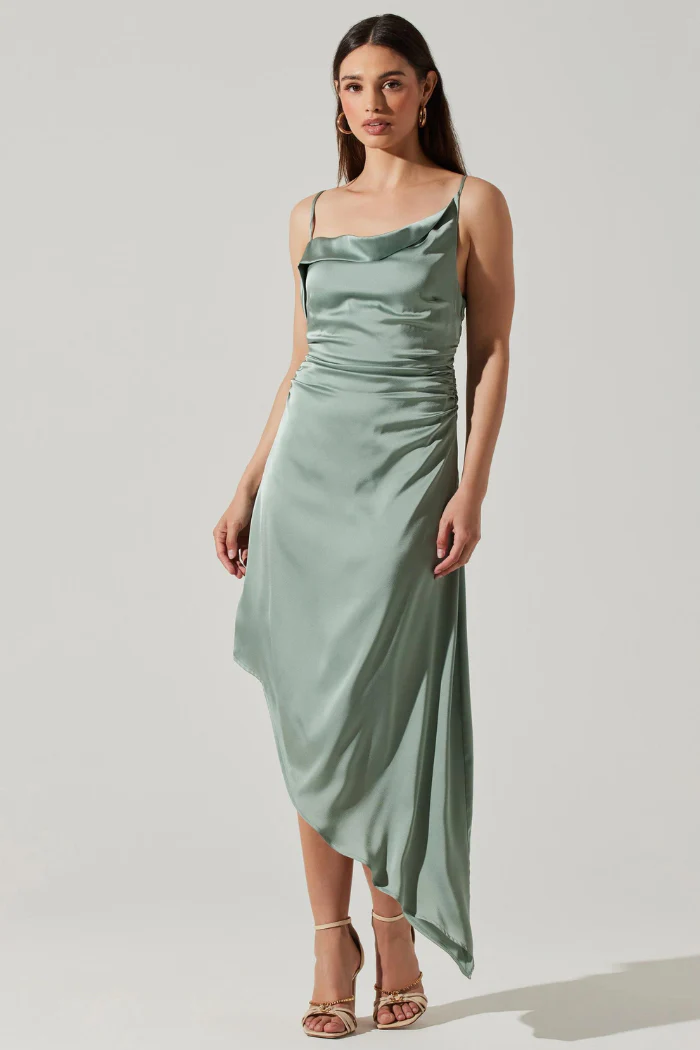 Mirie Cowl Neck Midi Dress - Image 5