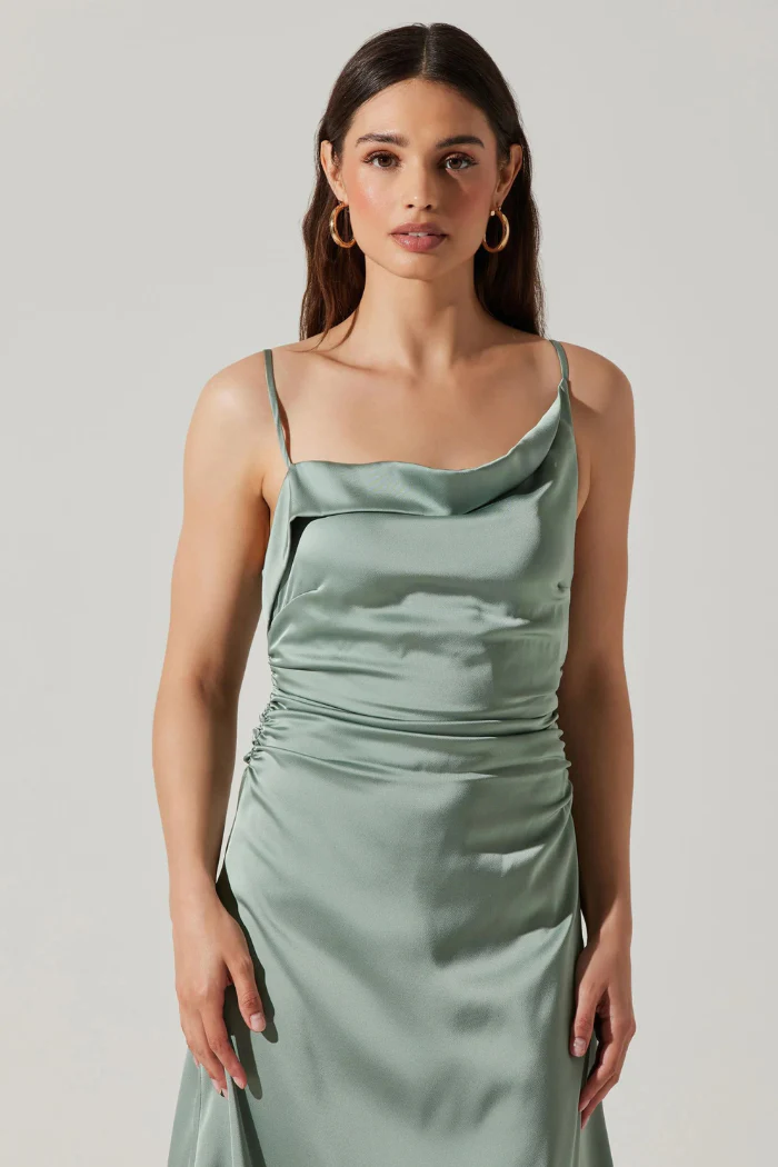 Mirie Cowl Neck Midi Dress - Image 7