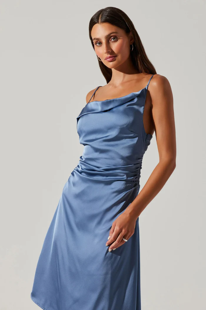 Mirie Cowl Neck Midi Dress - Image 8