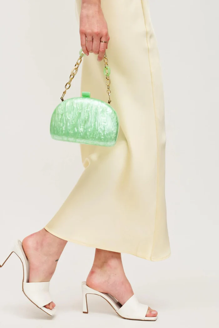 Morgan Evening Bag - Light Green - Image 4