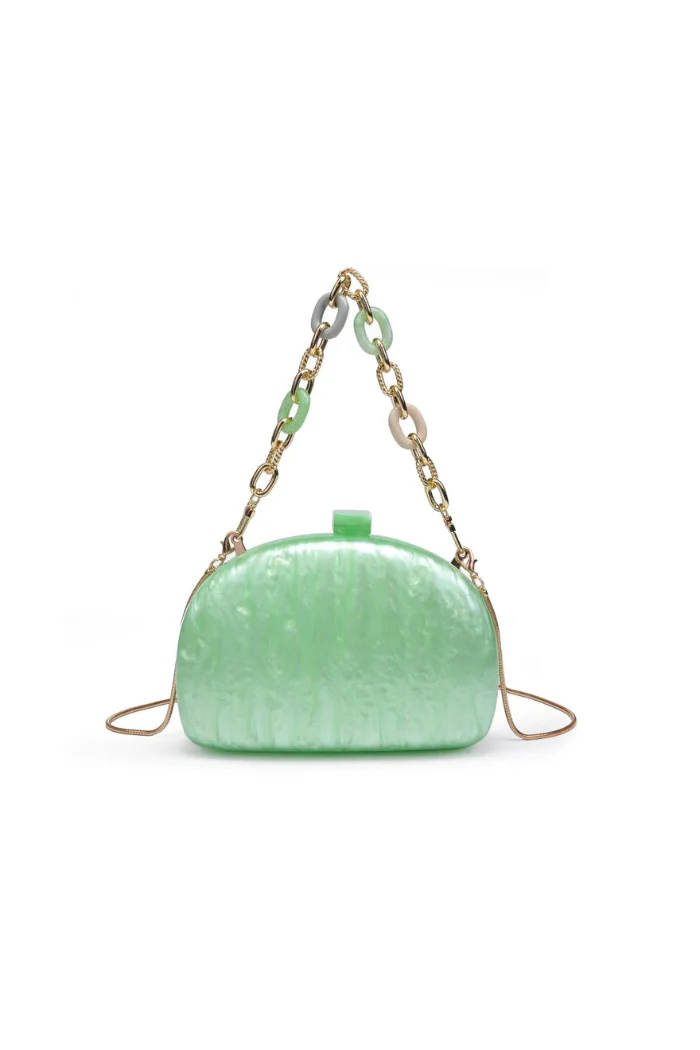 Morgan Evening Bag - Light Green - Image 7