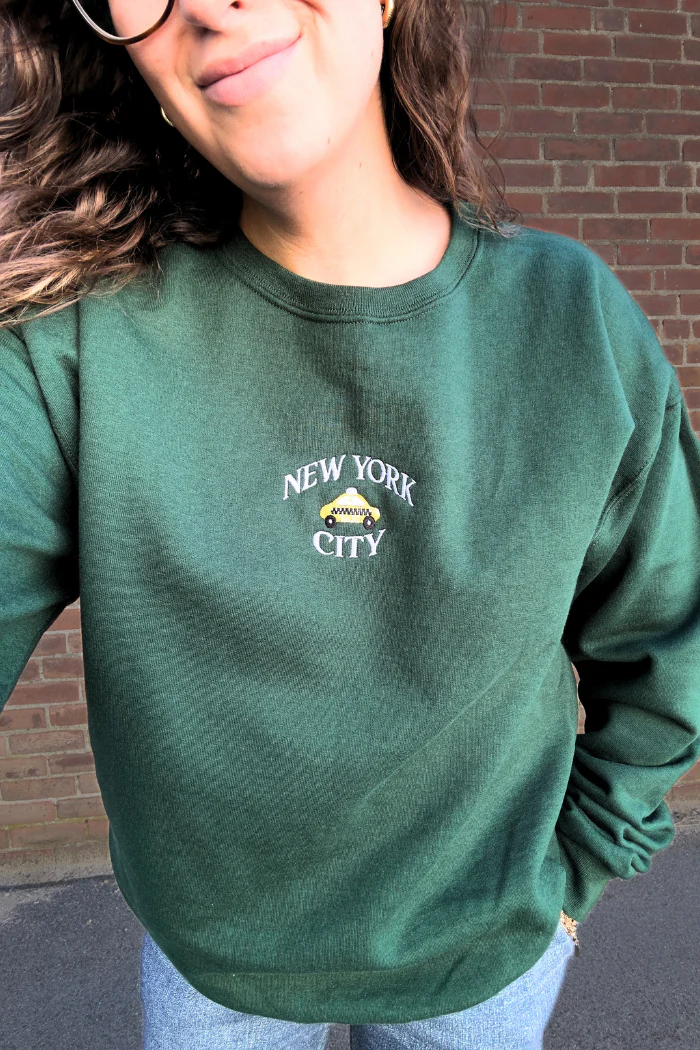 New York City Embroidered Sweatshirt