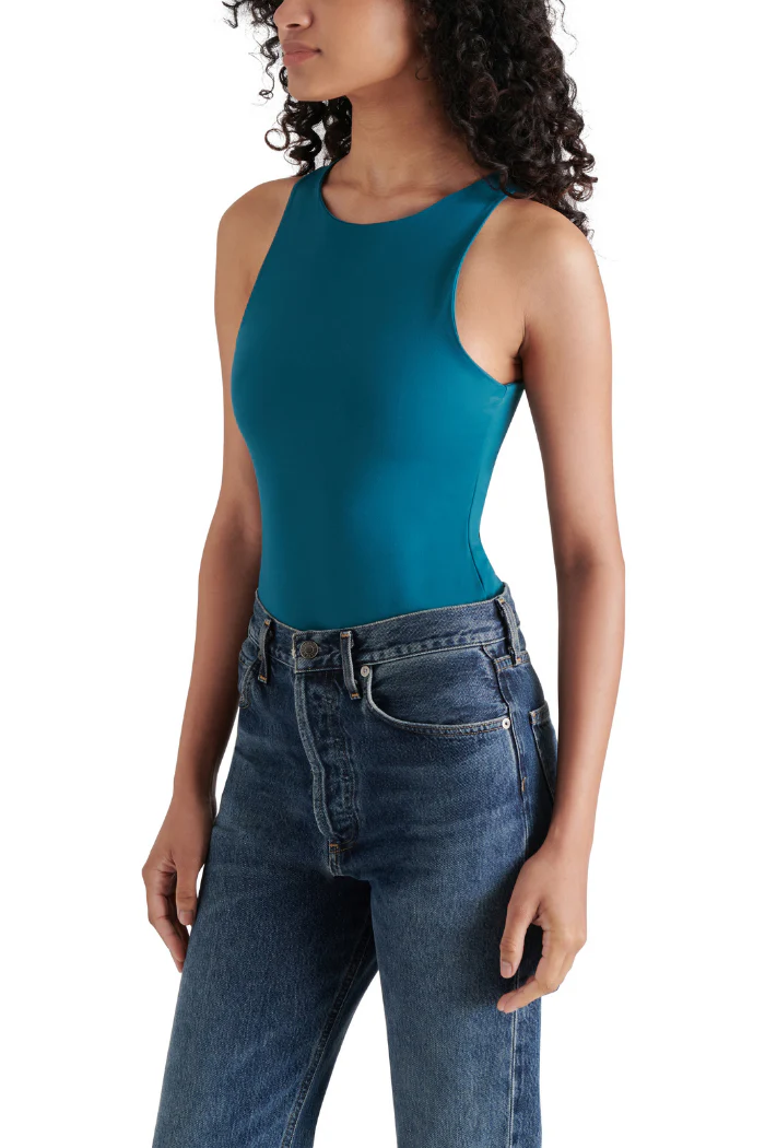 Nico High-Neck Sleek Tank Bodysuit - Image 10