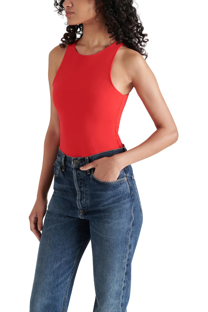 Nico High-Neck Sleek Tank Bodysuit - Image 14