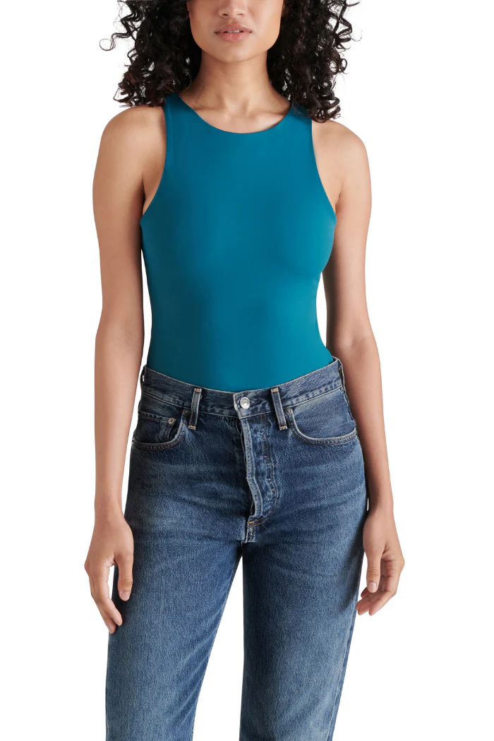 Nico High-Neck Sleek Tank Bodysuit - Image 3