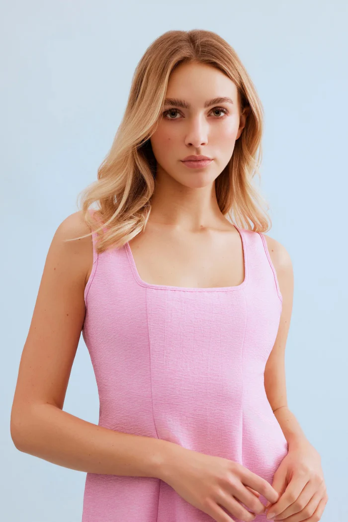 Nina Open Back Midi Dress - Image 2