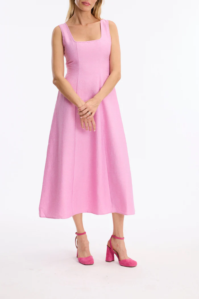 Nina Open Back Midi Dress - Image 7