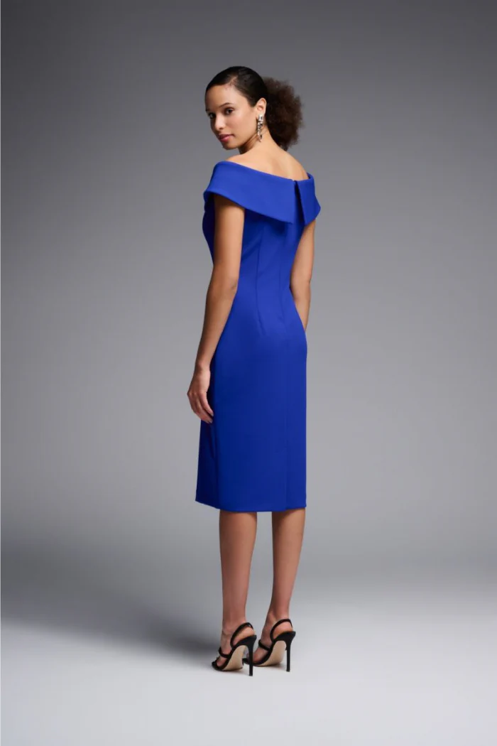 Off-Shoulder Shift Dress - Image 3
