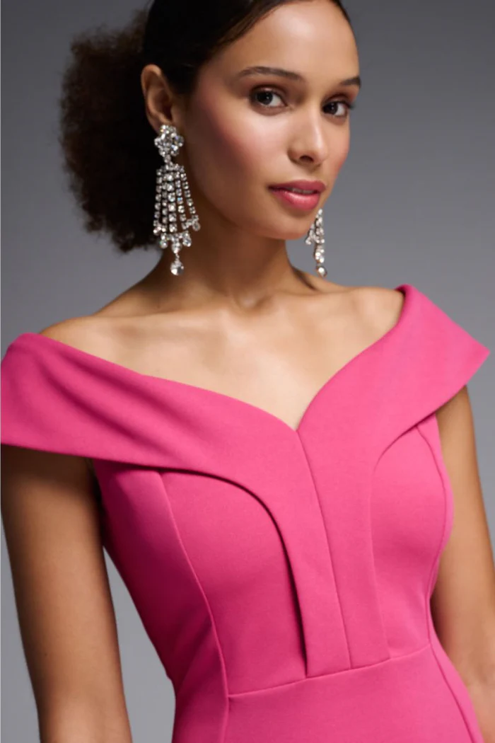 Off-Shoulder Shift Dress - Image 8