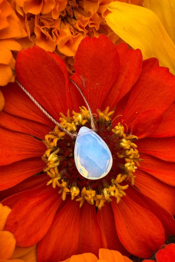 Opalite Tear Drop Necklace - Image 2