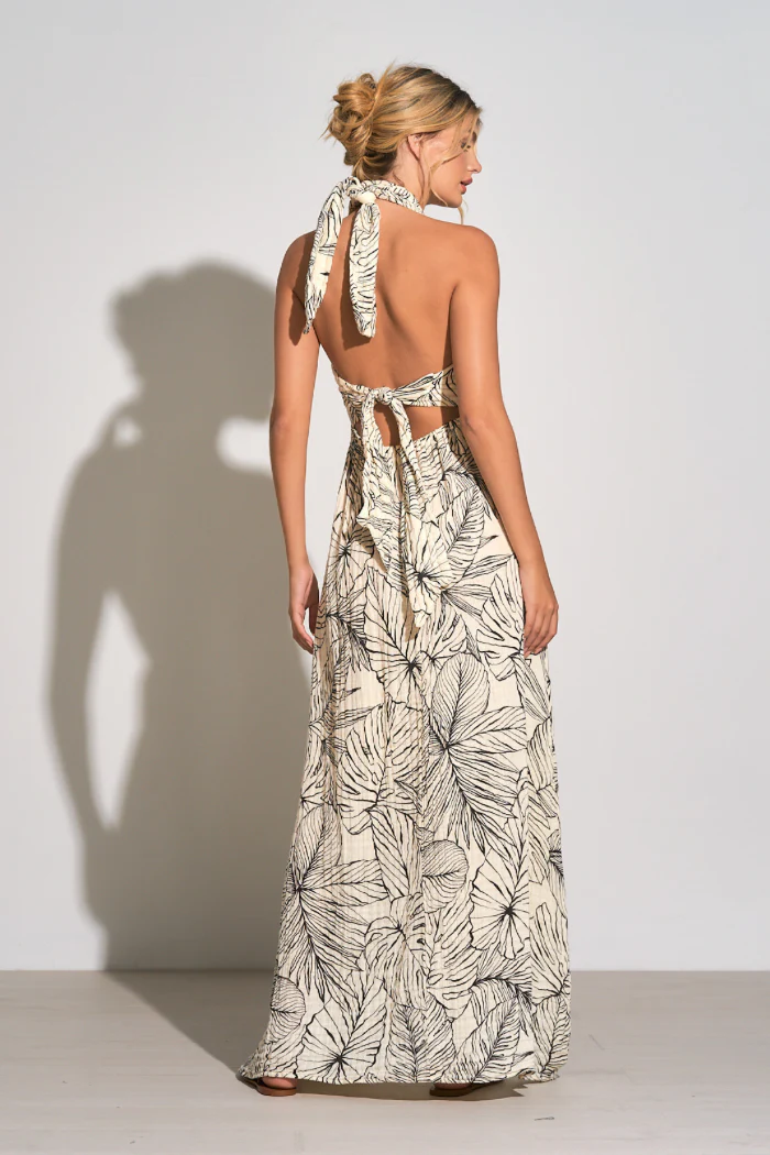 Organic Gauze Criss Cross Maxi Dress - Image 4