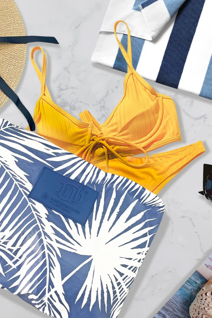 Palm Leaves Beach Pouch