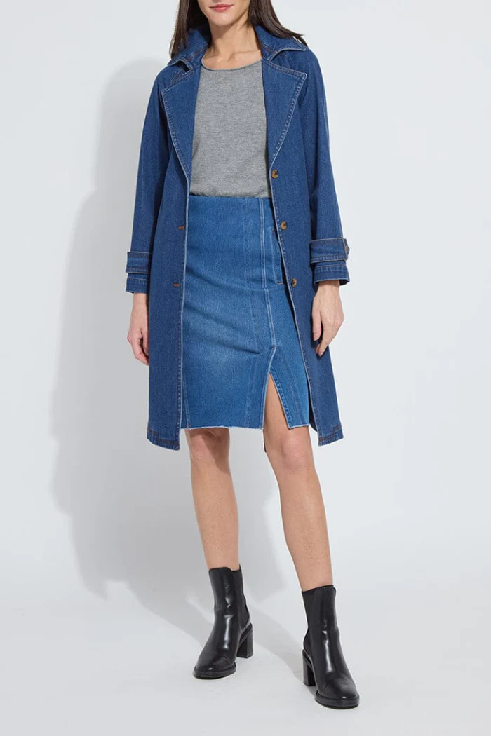 Paris Tencel Denim Trench