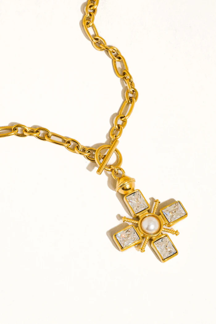Patrice Cross Necklace - Image 3