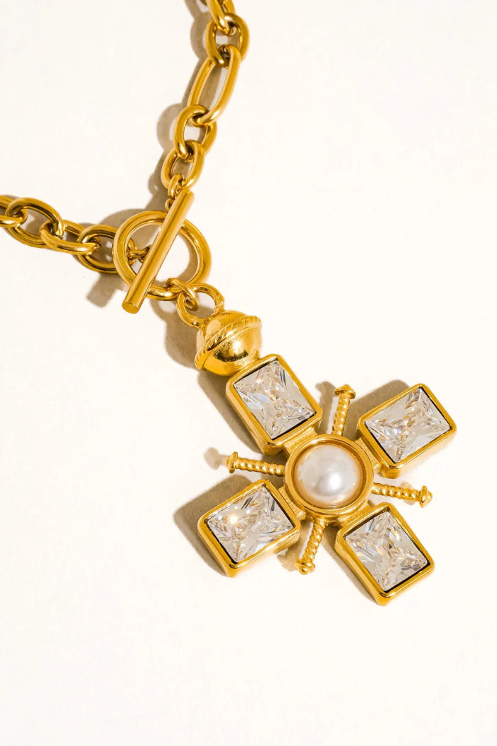 Patrice Cross Necklace - Image 4