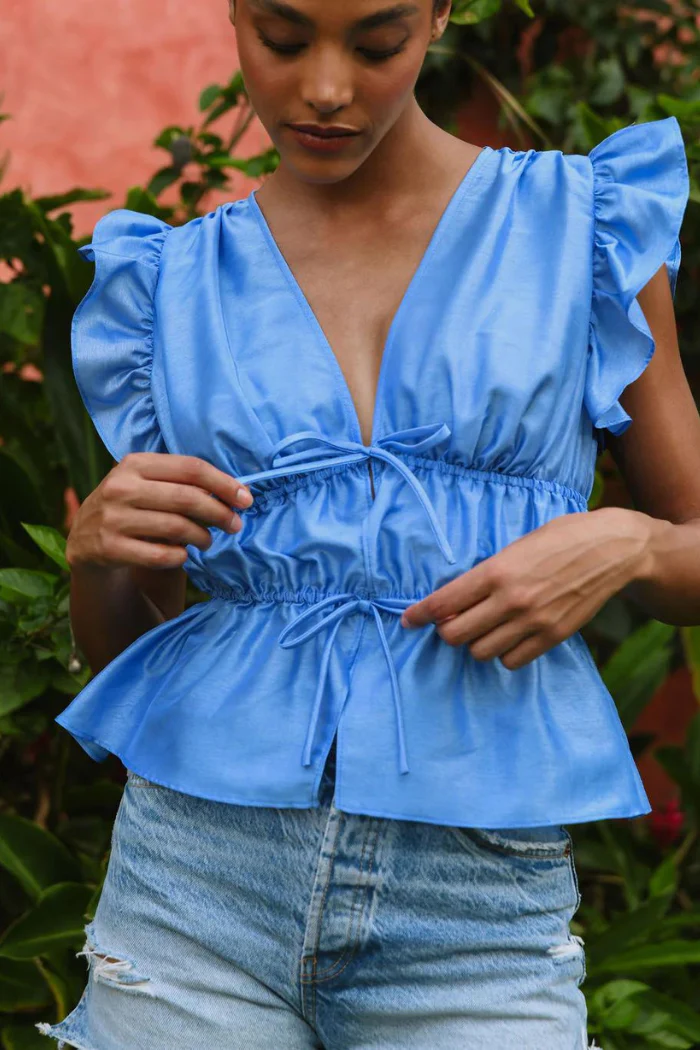 Periwinkle Loni Top