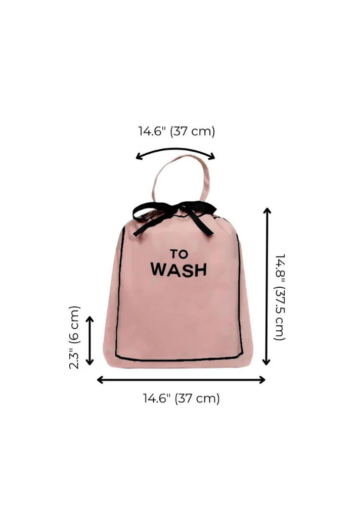 Pink/Blush To Wash Laundry Bag - Image 3
