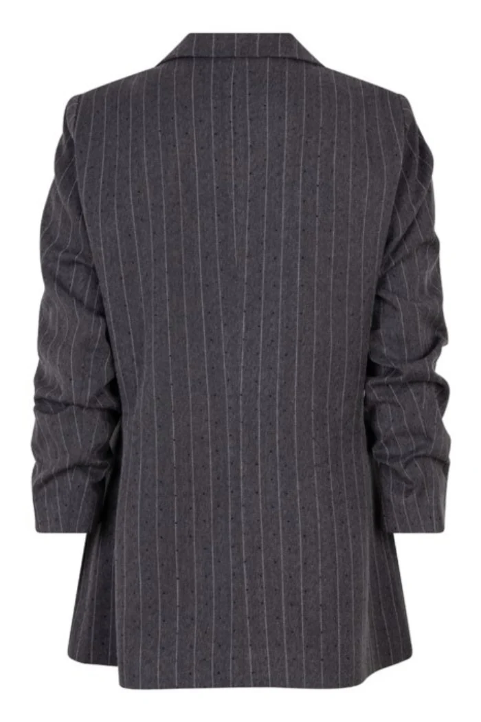 Pinstriped Blazer with Black Studs - Image 5